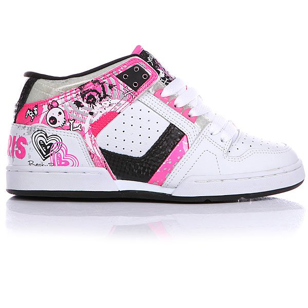 【issy】 Купить кеды высокие женские Osiris Nyc 83 Mid White/Pink/Black в