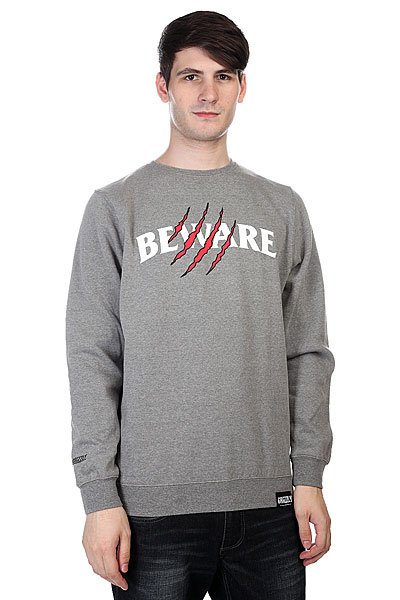 фото Толстовка Grizzly Wounded Crewneck Heather