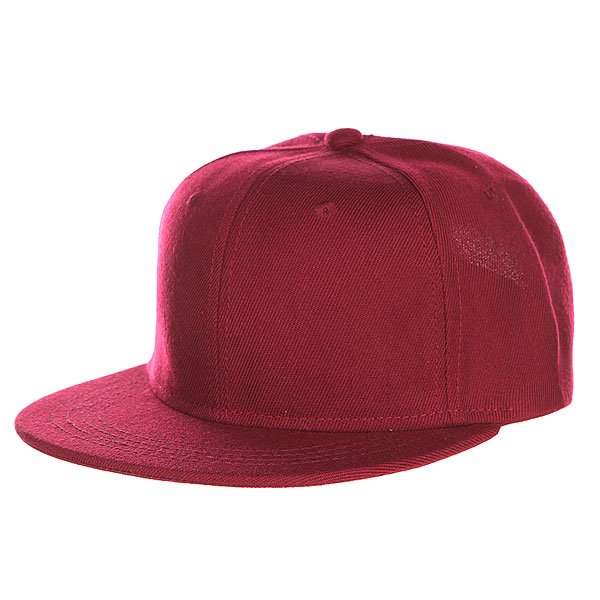 фото Бейсболка TrueSpin TrueSpin Blank Snapback Burgundy