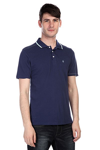 фото Поло Volcom Wowzer Pique Polo Midnight Blue