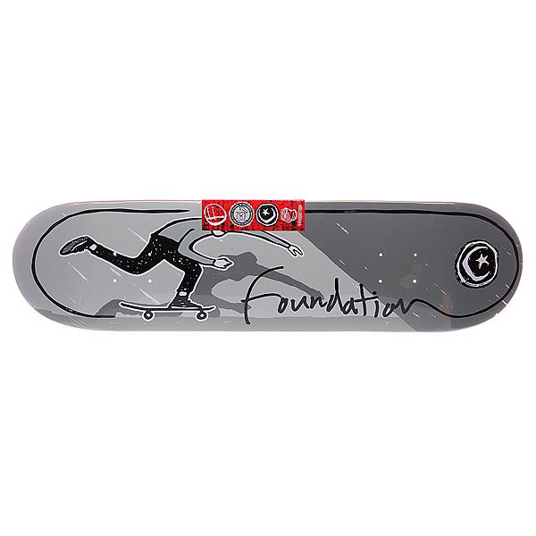 фото Дека для скейтборда для скейтборда Foundation S5 Push Sketch 32.25 x 8.125 (20.6 см)