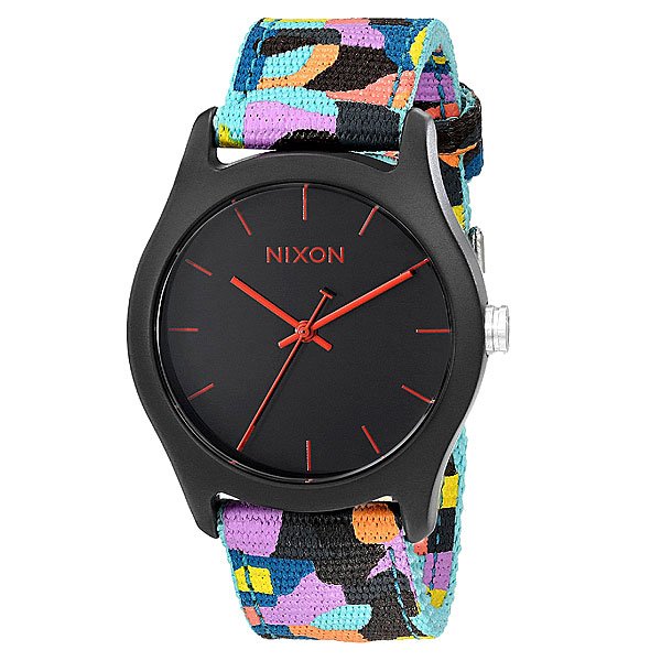 фото Часы женские Nixon Mod Acetate Charcoal/Neo Preen