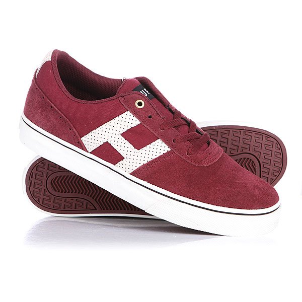 фото Кеды кроссовки низкие Huf Choice Tawny Port/Bone White