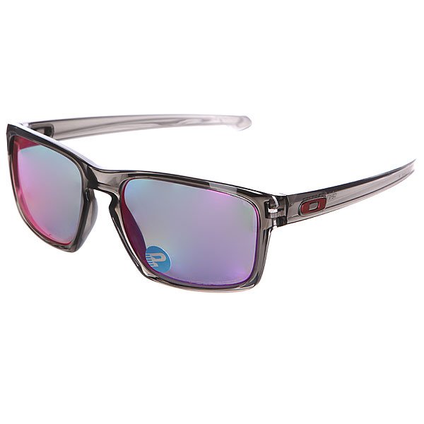 Oakley Sliver Grey Smoke Positive Red Iridium Polarized