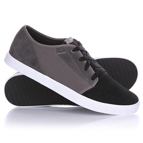 фото Кеды кроссовки низкие Volcom Grimm Shoe Black/Grey