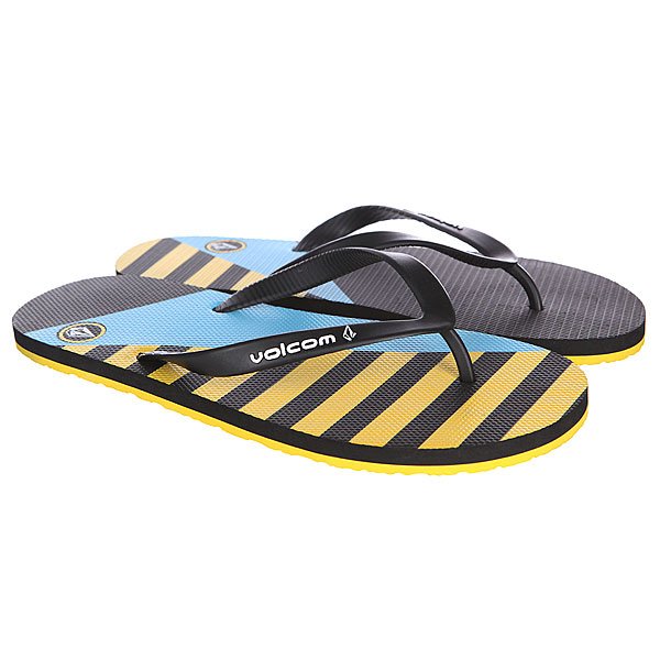 фото Шлепанцы Volcom Rocker Creedlers Yellow Flash