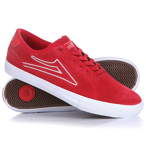 фото Кеды кроссовки низкие Lakai Mariano Red/Suede