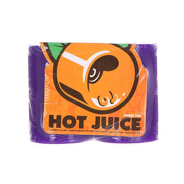 фото Колеса для скейтборда для лонгборда Oj Hot Juice Purple 78A 60 mm