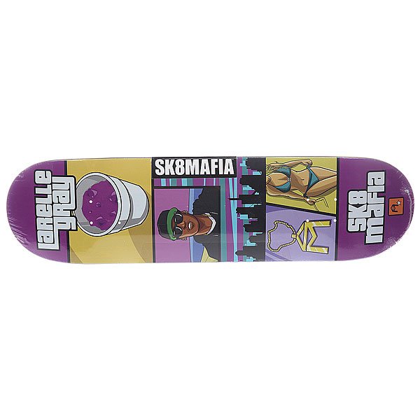 фото Дека для скейтборда для скейтборда Sk8mafia Gamer Gray 32.12 x 8.25 (21 см)