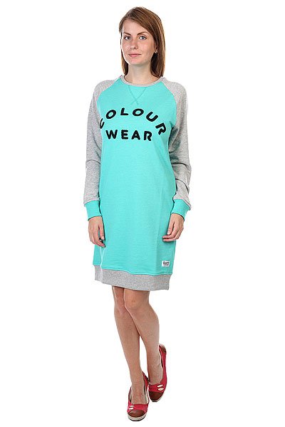 фото Платье женское CLWR Crew Dress Florida Green Melange