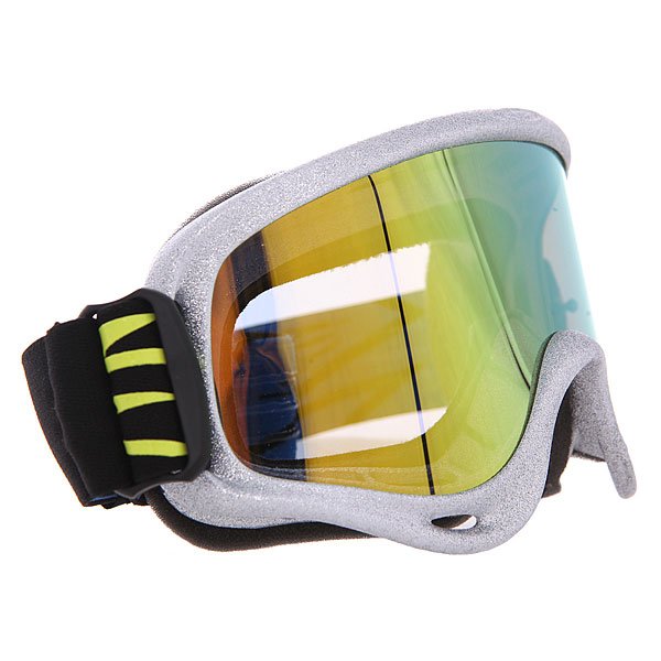 фото Маска для мотоспорта Oakley Xs O-frame Mx Tld Zap Metallic Silver Iridium 24k