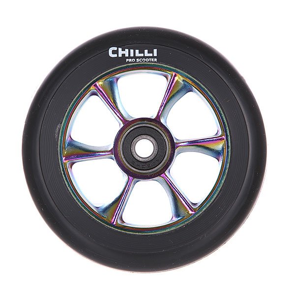 фото Колесо для самоката Chilli Turbo Wheel 110Mm Rainbow