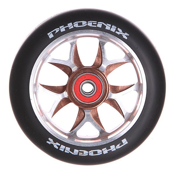 фото Колесо для самоката Phoenix F8 Alloy Core Wheel 110mm With Abec 9 Bearings Bronze/Black