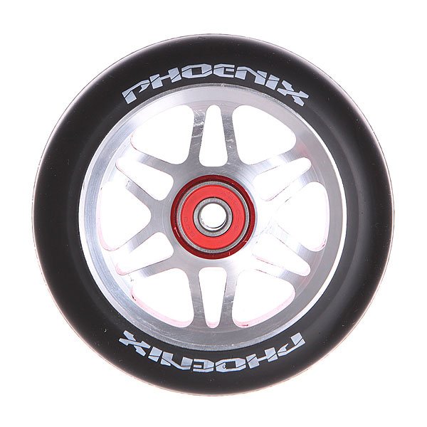 фото Колесо для самоката Phoenix F6 Alloy Core Wheel 110mm With Abec 9 Bearings Red/Black