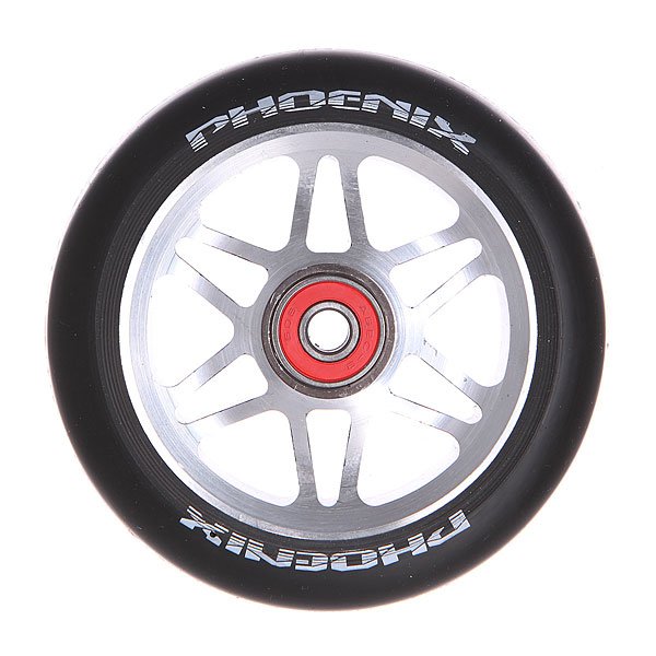 фото Колесо для самоката Phoenix F6 Alloy Core Wheel 110mm With Abec 9 Bearings Grey/Black