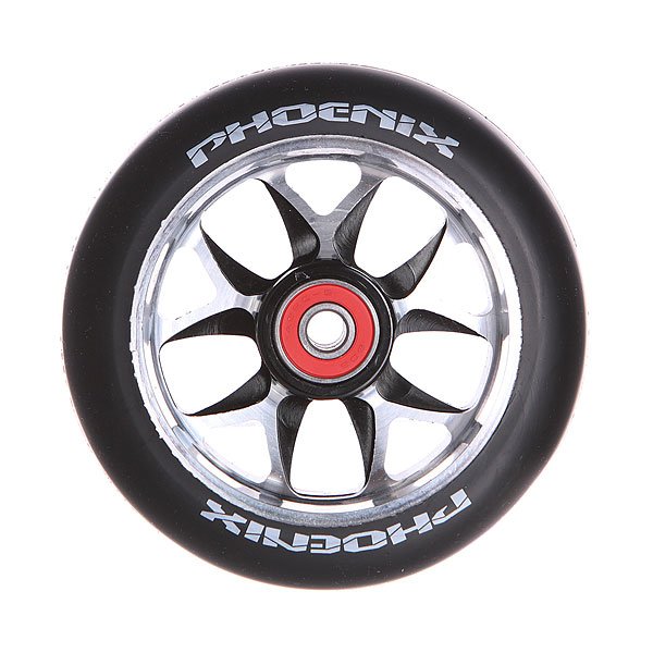 фото Колесо для самоката Phoenix F8 Alloy Core Wheel 110mm With Abec 9 Bearings Black