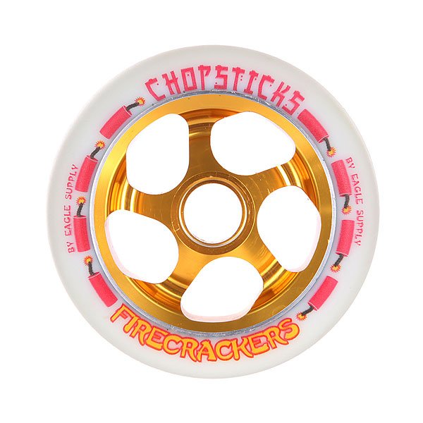 фото Колесо для самоката Chopsticks Firecrackers Wheel 110mm White