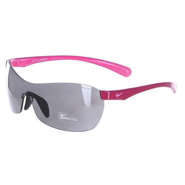 фото Очки Nike Excellerate Bright Magenta/Red Violet/Grey Silver Flash Lens