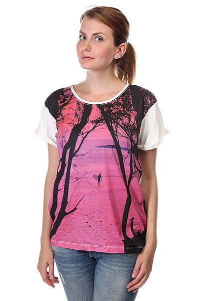 фото Футболка женская Roxy Boyfriendtee2a J Tees Sea Spray