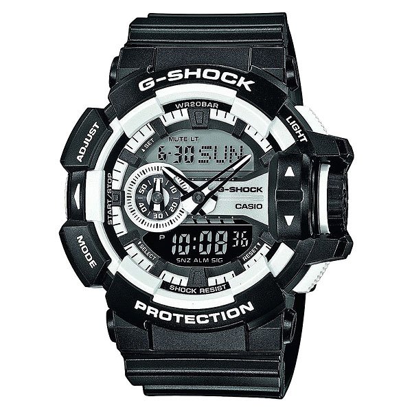 фото Часы Casio G-Shock Ga-400-1a Black/White