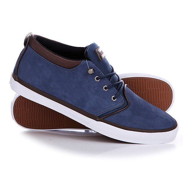 фото Кеды кроссовки Quiksilver Griffin Fg Blue/Brown/White