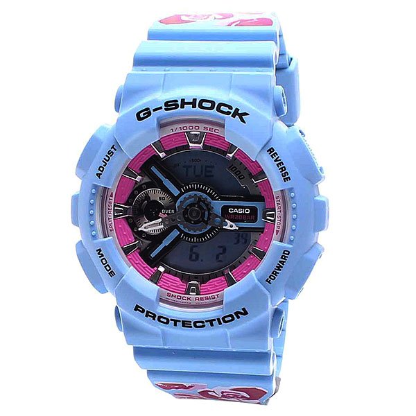 фото Часы женские Casio G-Shock Gma-s110f-2a Blue/Rose
