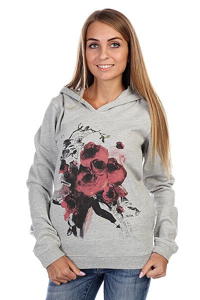 фото Толстовка женская Insight Love Bites Hoodie Grey Marle