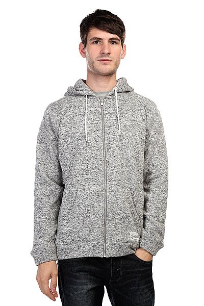 фото Толстовка Quiksilver Keller Zip Light Grey Heather