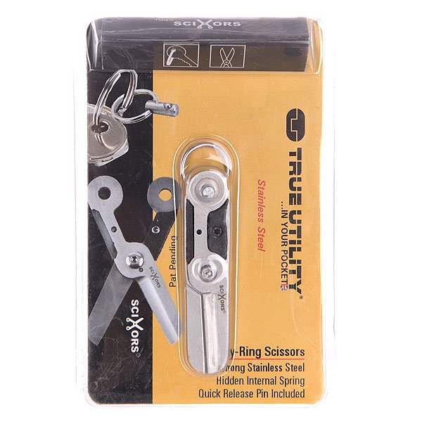 Брелок ножницы True Utility Scixors Tu49 Grey/Black Брелок ножницы True Utility Scixors Tu49 Grey/Black