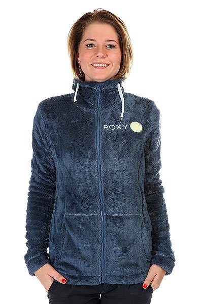 фото Толстовка женская Roxy Eskimo Full Zip Ensign Blue