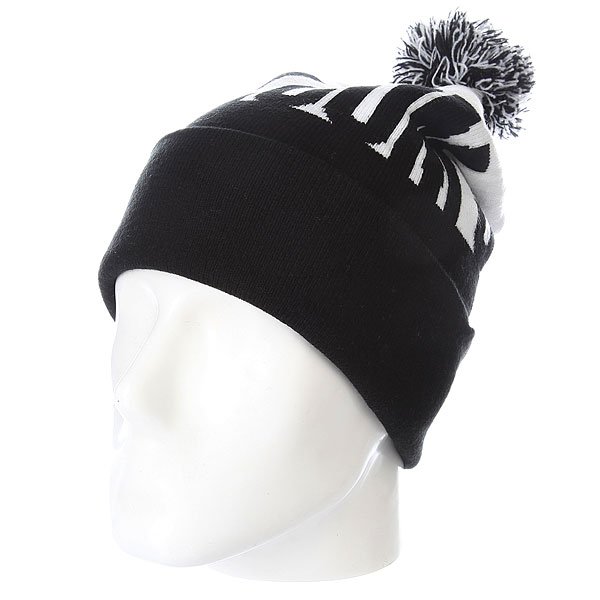 фото Шапка с помпоном Volcom Stoned Beanie Black