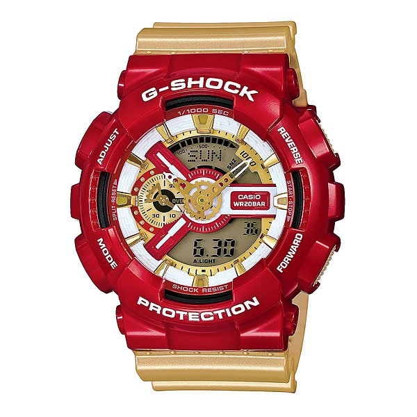 фото Часы Casio G-Shock Ga-110cs-4a Red/Gold