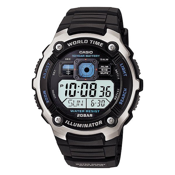 фото Часы Casio Collection Ae-2000w-1a Black/Grey