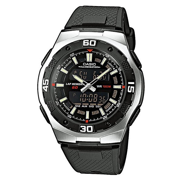 фото Часы Casio Collection Aq-164w-1a Black/Grey