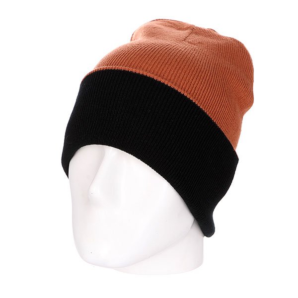 фото Шапка двусторонняя Skills New Reversible Beanie Black/Brown