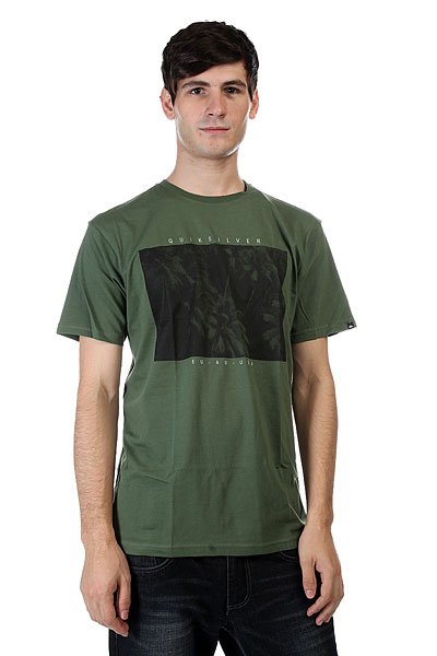 фото Футболка Quiksilver Palm Pop Bronze Green