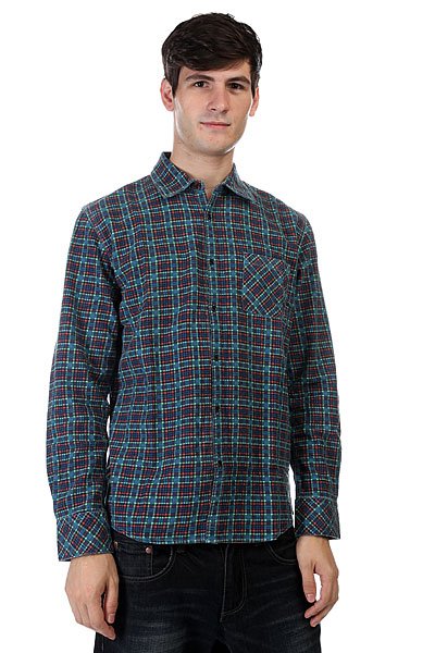 фото Рубашка в клетку Quiksilver Pinelook Print Feder