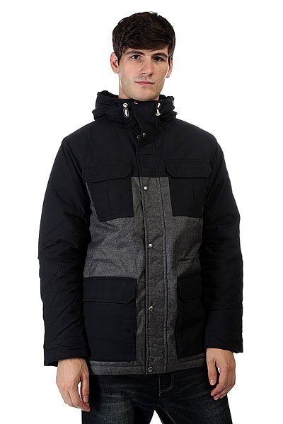 фото Куртка Quiksilver Longbay Wool Anthracite