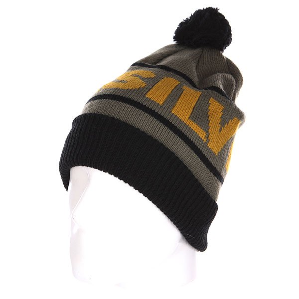 фото Шапка с помпоном Quiksilver Fots Summit Beanie Black