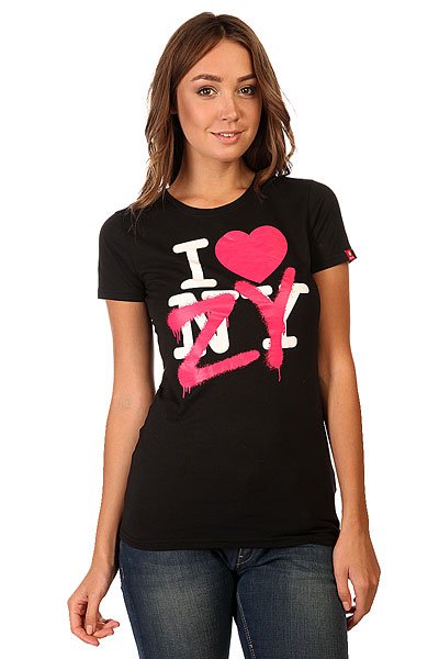 фото Футболка женская Zoo York I Heart Zy Tee Black