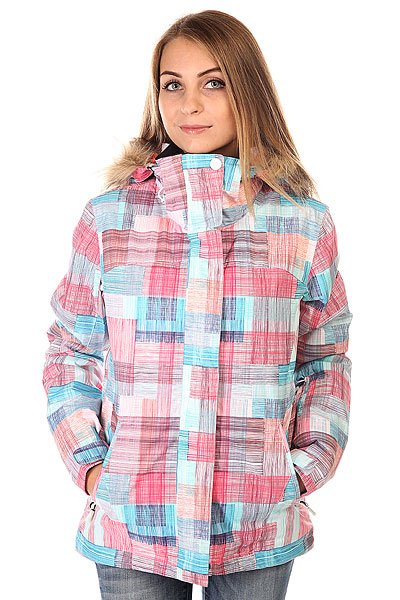 фото Куртка женская Roxy Jet Ski Jk J Snjt Plaid Lines