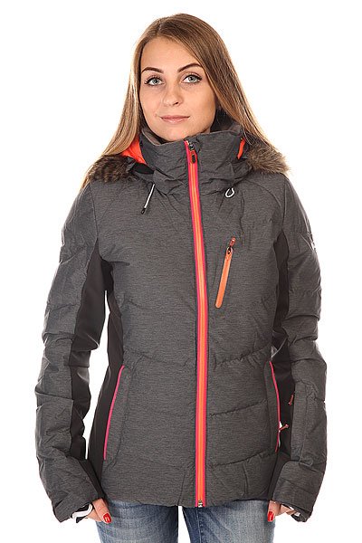 фото Куртка женская Roxy Snowstorm Jk J Snjt Anthracite BIOTHERM