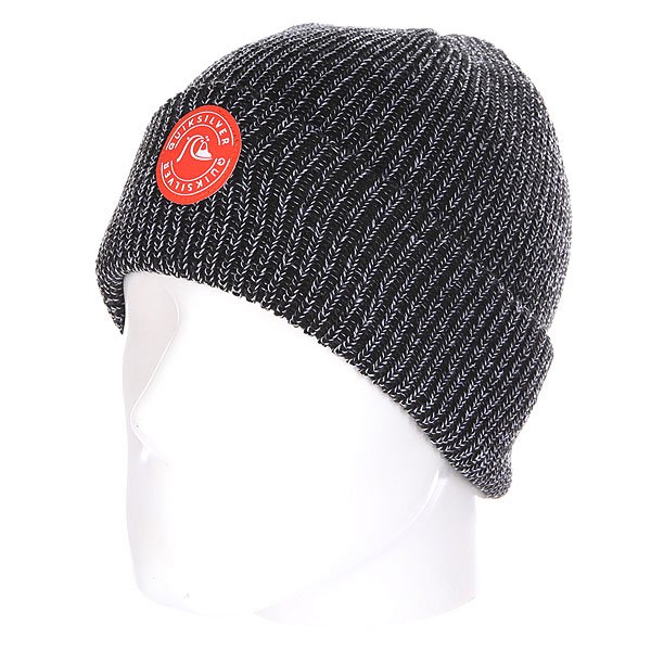 фото Шапка Quiksilver Fots Crew Beanie Or Logo Black