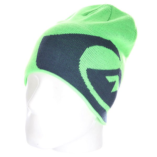 фото Шапка носок детская Quiksilver M&amp;w Youth Beanie Green Gecko