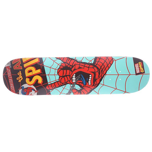 фото Дека для скейтборда для скейтборда Santa Cruz Marvel Hand Decks Spiderman 31.6 x 8 (20.3 см)