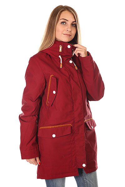 фото Куртка парка женская Colour Wear Range Parka Burgundy Clwr