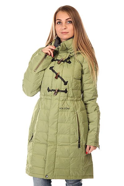 фото Пуховик женский Volcom Camden Down Parka Cedar Green