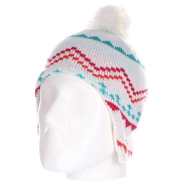 

Шапка ушанка детская Roxy Lima Beanie Bright White