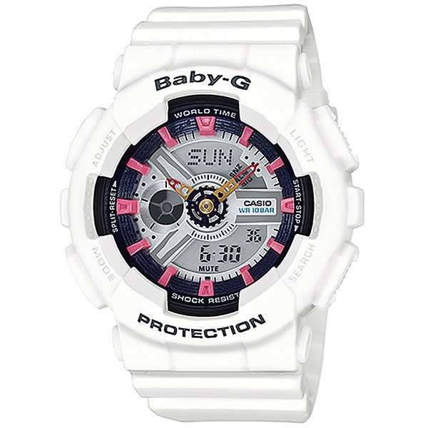 фото Часы детские Casio G-Shock Baby-G Ba-110Sn-7A White