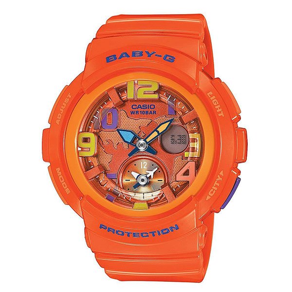 фото Часы детские Casio G-Shock Baby-G Bga-190-4B Orange